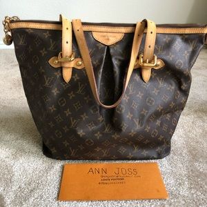 Authentic preowned lv Palermo GM
